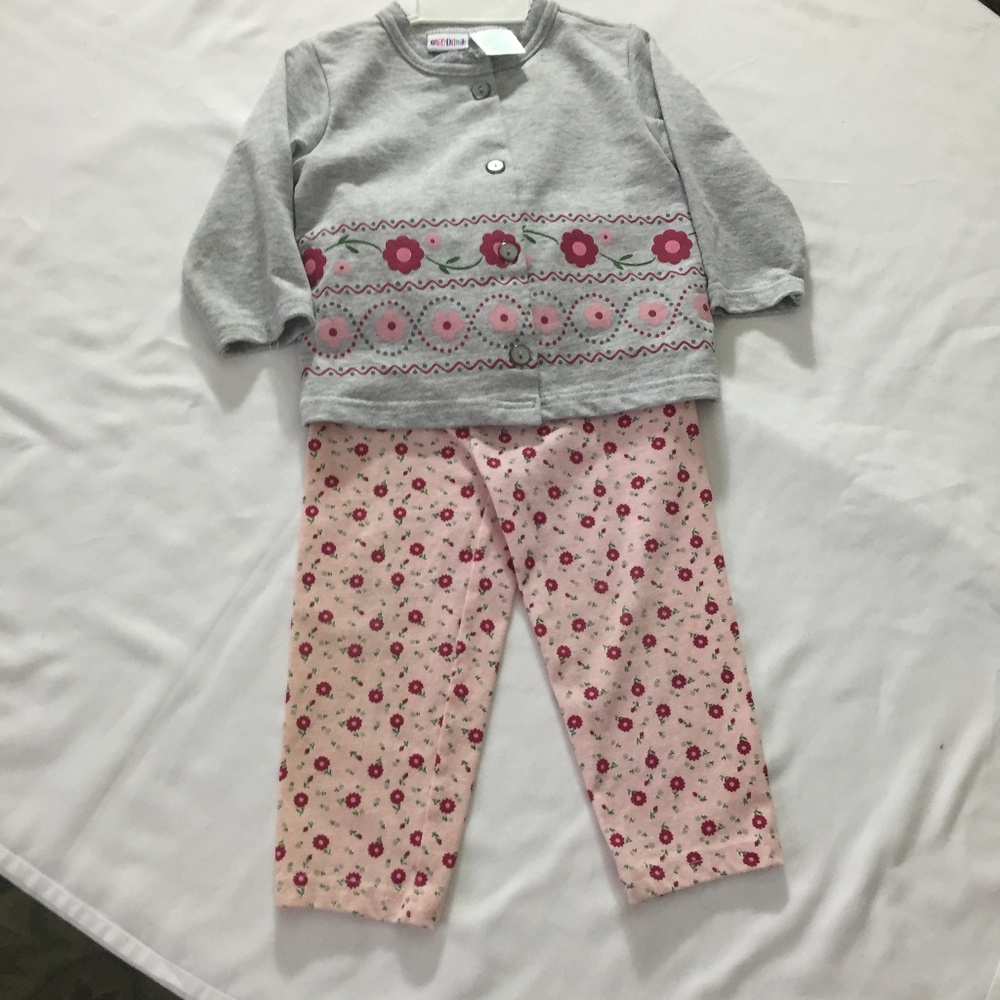 Okie Dokie 2-pc. Legging Set-Toddler Girls